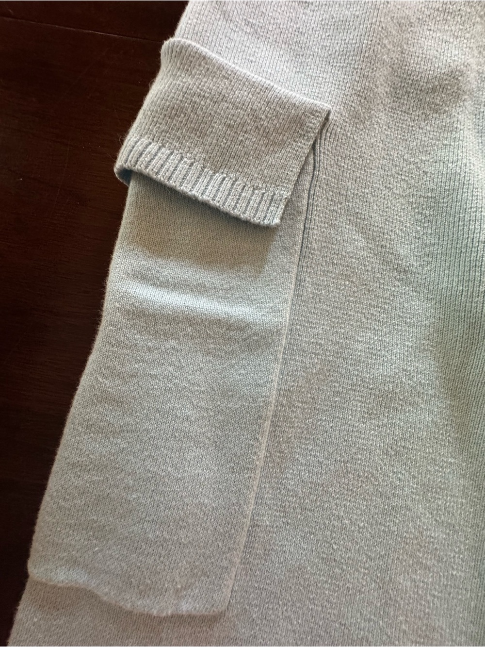 JoyLab Light Blue Wide-Leg Drawstring sweater Track Pants - Picture 3 of 10